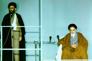 امام خمینی و آقا بعد از ترور